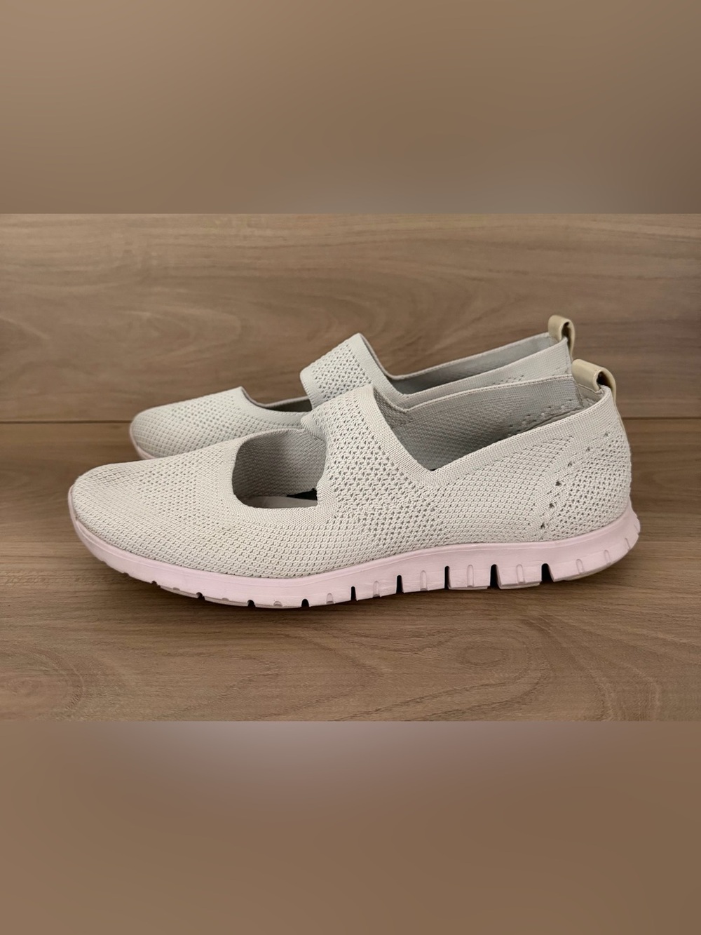 Cole Haan ZeroGrand Stitchlite Loafers Shoes Womens Size 9.5 Gray Pink Slip On
